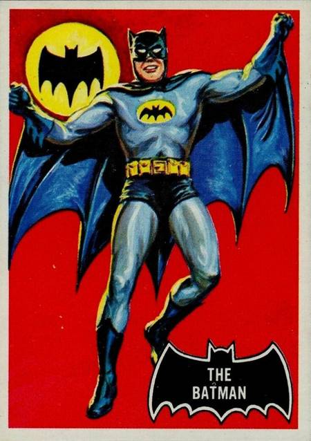 Complete or partial sets of Batman cards