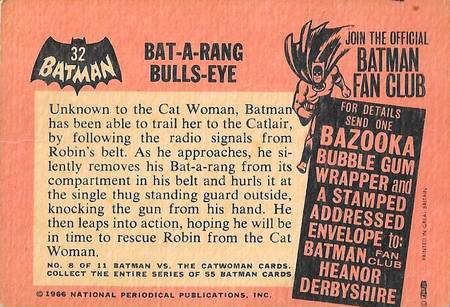 Black Bat Fan Club cards