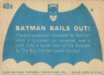 Examples of the backs of the Blue Bat cards