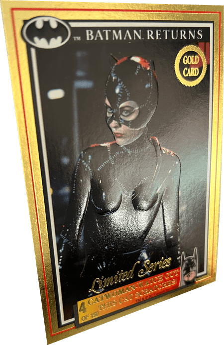 1992 Batman Returns Embossed Gold